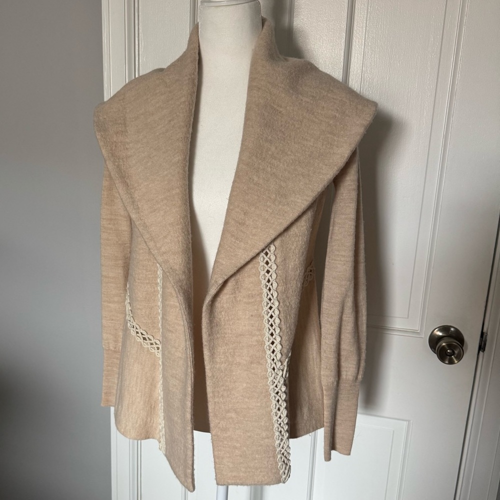 ANGEL OF THE NORTH ANTHROPOLOGIE CARDIGAN